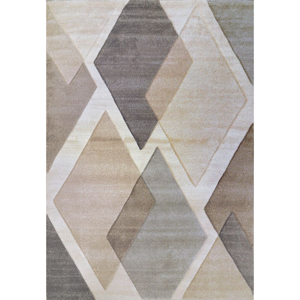 Dynamic Rugs 3284-981 Stella 5.3 Ft. X 7 Ft. Rectangle Rug in Beige/Grey/Ivory